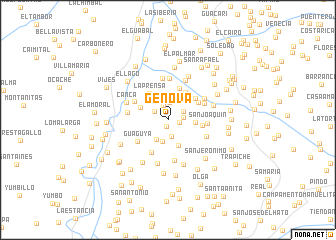 map of Génova