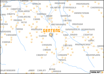 map of Genteng