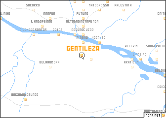 map of Gentileza