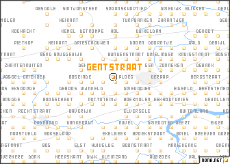 map of Gentstraat