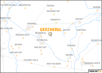 map of Genzheaul