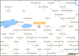 map of Genzien