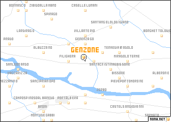 map of Genzone