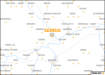 map of Geoagiu