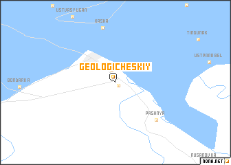 map of Geologicheskiy