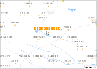map of George Enescu