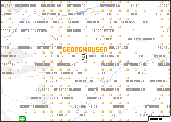 map of Georghausen