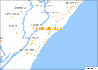 map of Georgieville