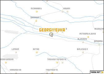 map of Georgiyevka