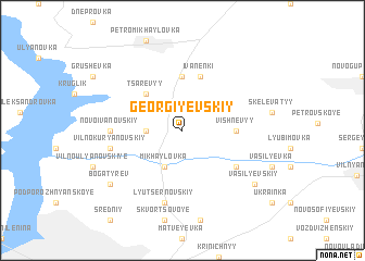 map of Georgiyevskiy