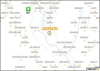 map of Geoseni