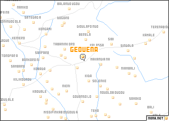map of Géouéna