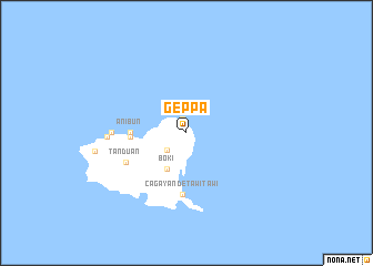 map of Gĕppá