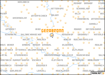 map of Gerabronn