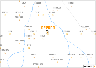 map of Gerado