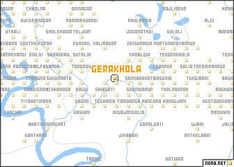 map of Gerākhola