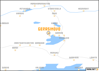 map of Gerasimovo