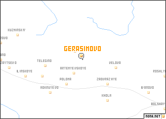 map of Gerasimovo