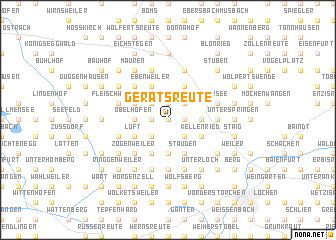 map of Geratsreute