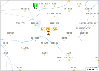 map of Gerăuşa