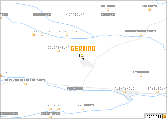 map of Gerbino