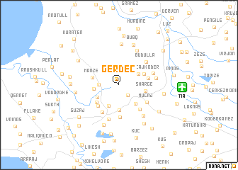 map of Gërdec