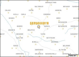 map of Gerdekkaya