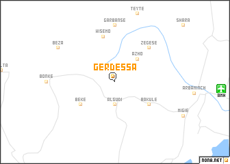 map of Gerdessa
