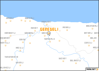 map of Geredeli