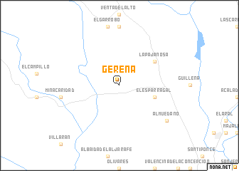 map of Gerena