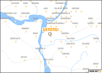 map of Gerengi