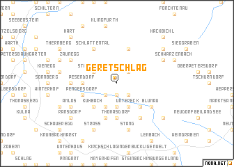 map of Geretschlag