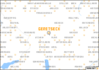 map of Geretseck