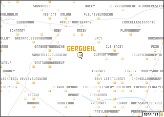 map of Gergueil