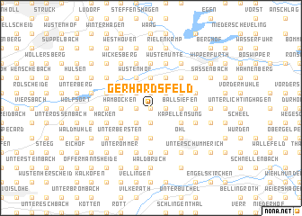 map of Gerhardsfeld