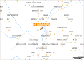 map of Gerin Gada