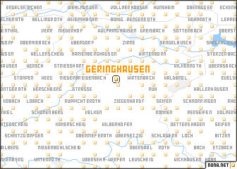 map of Geringhausen