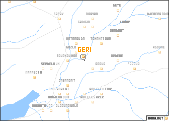 map of Géri