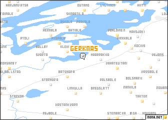 map of Gerknäs