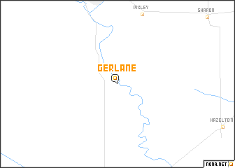 map of Gerlane