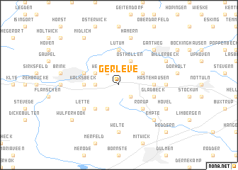 map of Gerleve