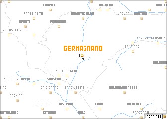 map of Germagnano