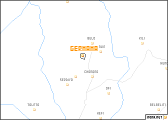 map of Germama