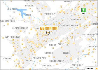 map of Germania