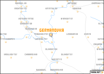 map of Germanovka