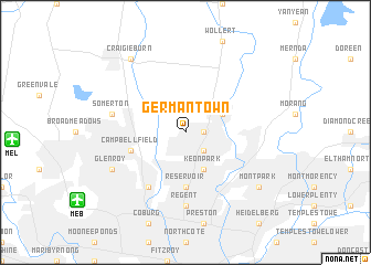 map of Germantown