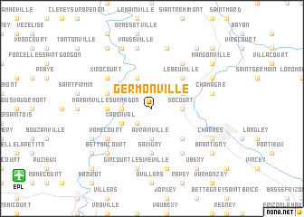 map of Germonville