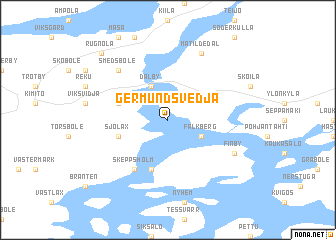 map of Germundsvedja