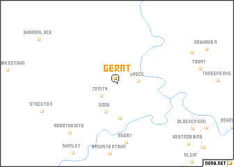 map of Gernt