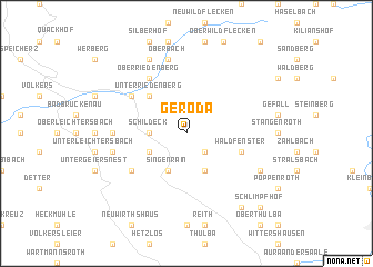 map of Geroda